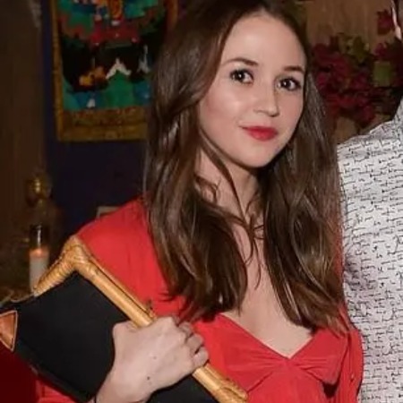 Olivia Korenberg in a beautiful red outfit.